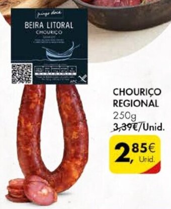 Pingo Doce Chouriço Regional 250g promoção
