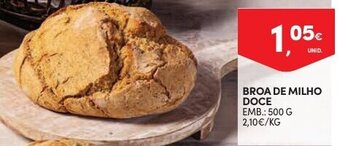 Continente Broa de Milho Doce 500g promoção
