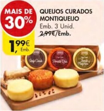 Queijos Curados Montiqueijo 3 Unid