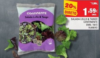 Continente Salada Lollo & Tango Continente 150g promoção