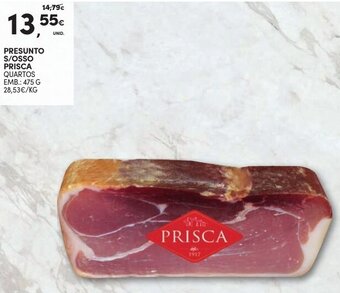 Continente Presunto S/Osso Prisca 475g promoção