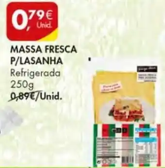 Massa Fresca P/Lasanha 250g