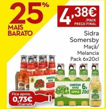 Amanhecer Sidra somersby promoção