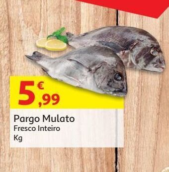 Pargo mulato:fresco inteiro kg