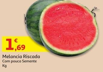 Auchan Melancia riscada:com pouca semente kg promoção