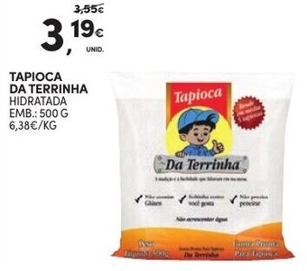 Continente Tapioca da Terrinha 500g promoção