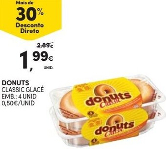 Continente Donuts Classic Glacé 4 Unid promoção