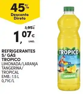 Continente Refrigerante C/Gás Tropico 1,5L promoção