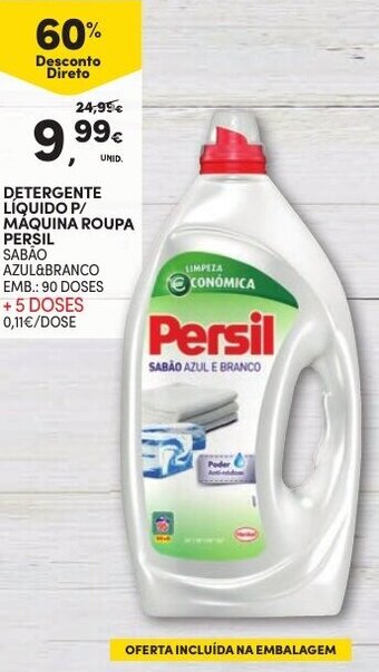 Continente Detergente Líquido P/Máquina Roupa Persil 90 Doses promoção