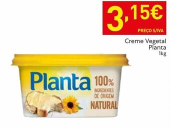 Recheio Margarina vegetal planta promoção