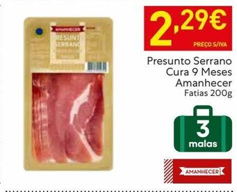 Recheio Presunto amanhecer promoção
