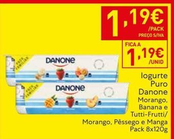 Recheio Iogurte danone promoção