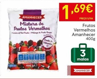 Recheio Frutas vermelhas amanhecer promoção