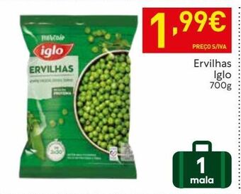 Recheio Ervilhas verdes iglo promoção