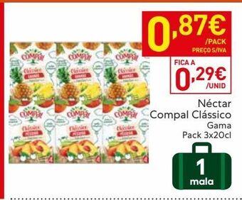 Recheio Néctar compal promoção