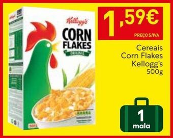 Recheio Cereais kellogg's promoção