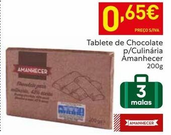 Recheio Chocolates amanhecer promoção