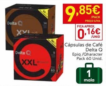 Recheio Cápsulas de café delta q promoção