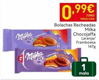 Recheio Biscoito e bolacha milka promoção