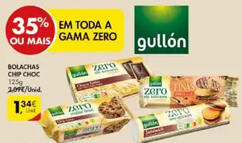 Pingo Doce Bolachas Chip Choc Gullón 125g promoção
