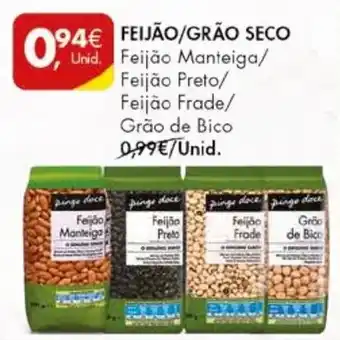 Pingo Doce Feijão / Grão Seco Pingo Doce promoção