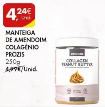 Pingo Doce Manteiga de Amendoim Colagénio Prozis 250g promoção