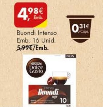 Pingo Doce Nescafé Dolce Gusto Buondi Intenso 16 unid. promoção