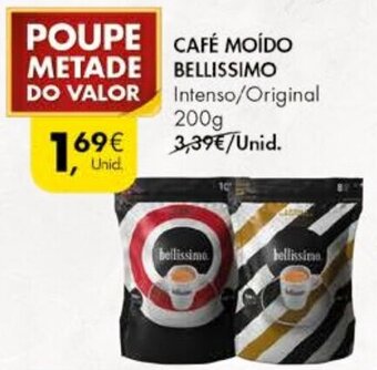 Pingo Doce Café Moído Bellissimo 200g promoção