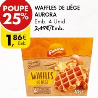 Waffles de Liège Aurora 220g
