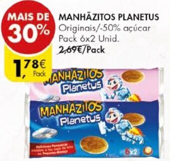 Manhãzitos Planetus 6 x 2 unid.