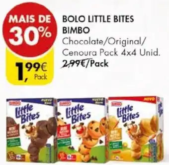 Pingo Doce Bolo Little Bites Bimbo 4 x 4 unid. promoção