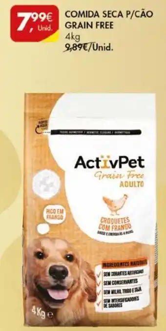 Pingo Doce Comida Seca P/Cão Grain Free 4kg promoção