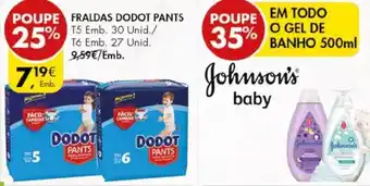 Fraldas Dodot Pants T5 30 Unid/ T6 27 Unid