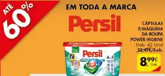 Pingo Doce Cápsulas P/ Máquina da Roupa Power Higiene 42 Unid promoção