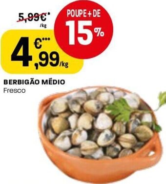 Intermarché Berbigão Médio Fresco promoção