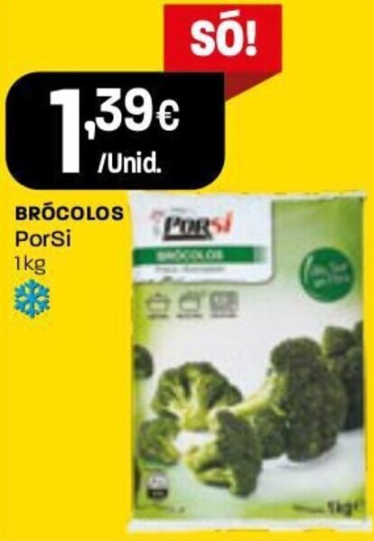 Intermarché Brõcolos PorSi 1kg promoção