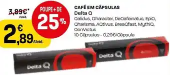 Intermarché Café em Cápsulas Delta Q 10 Cápsulas promoção