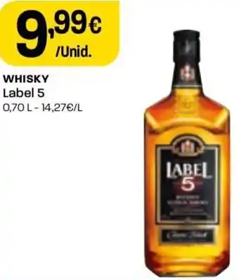 Intermarché Whisky Label 5 0,70L promoção