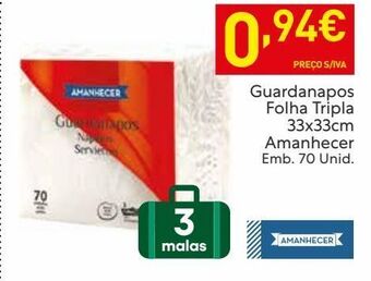 Guardanapos de papel amanhecer