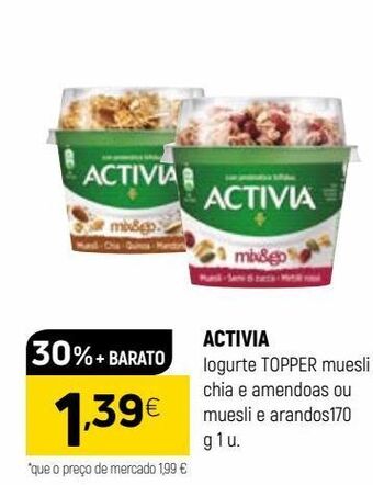 Coviran Iogurte activia promoção