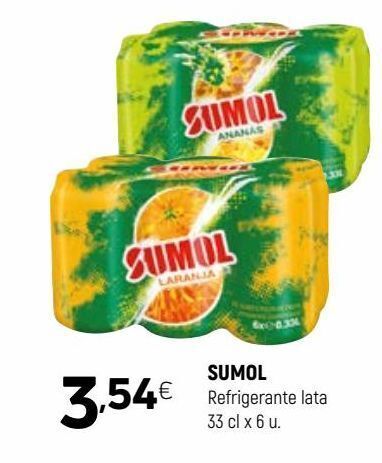 Coviran Refrescos sumol promoção