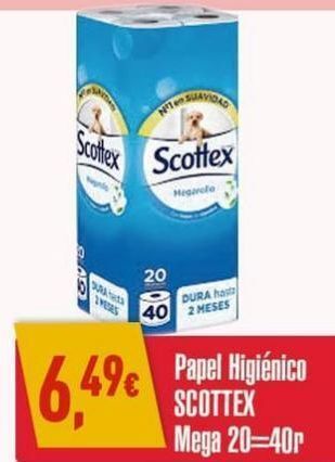 Miranda Supermercados Papel higiênico scottex promoção