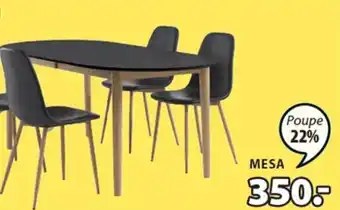 JYSK Egens Mesa de Jantar 90 x 190 / 270 x 75cm promoção