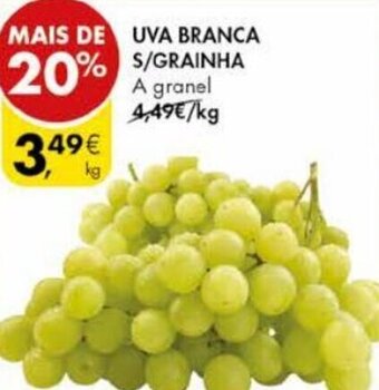 Pingo Doce UVA Branca s/Grainha promoção
