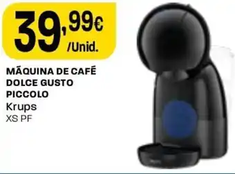Intermarché Máquina de Café Dolce Gusto Piccolo Krups promoção