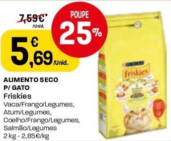 Alimento Seco p/Gato Friskies 2kg