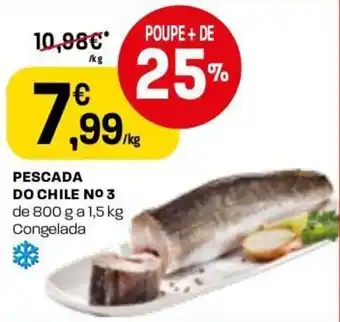 Pescada do Chile N°3 800g a 1,5kg