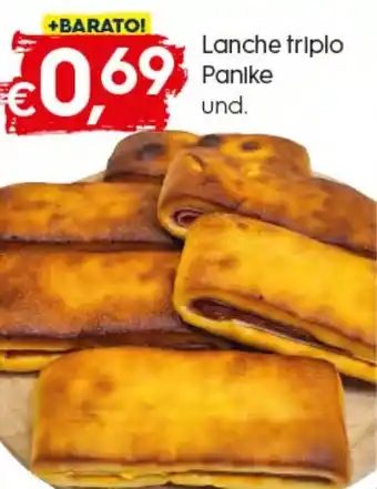 Bolama Lanche Triplo Panike promoção