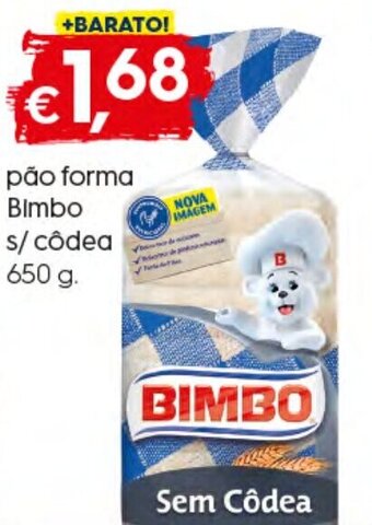 Bolama Pão Forma Bimbo s/Côdea 650g promoção