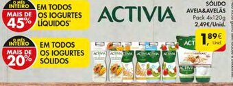 Pingo Doce Sólido Aveia & Avelãs Pack 4x120g promoção